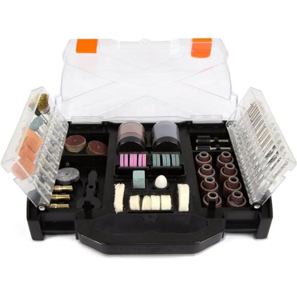 150-Piece Rotary Tool Accessory Kit with Carrying Case - Picture 4 of 6